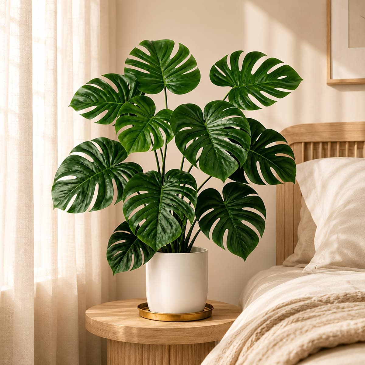 Broken Heart Plant styled in a room